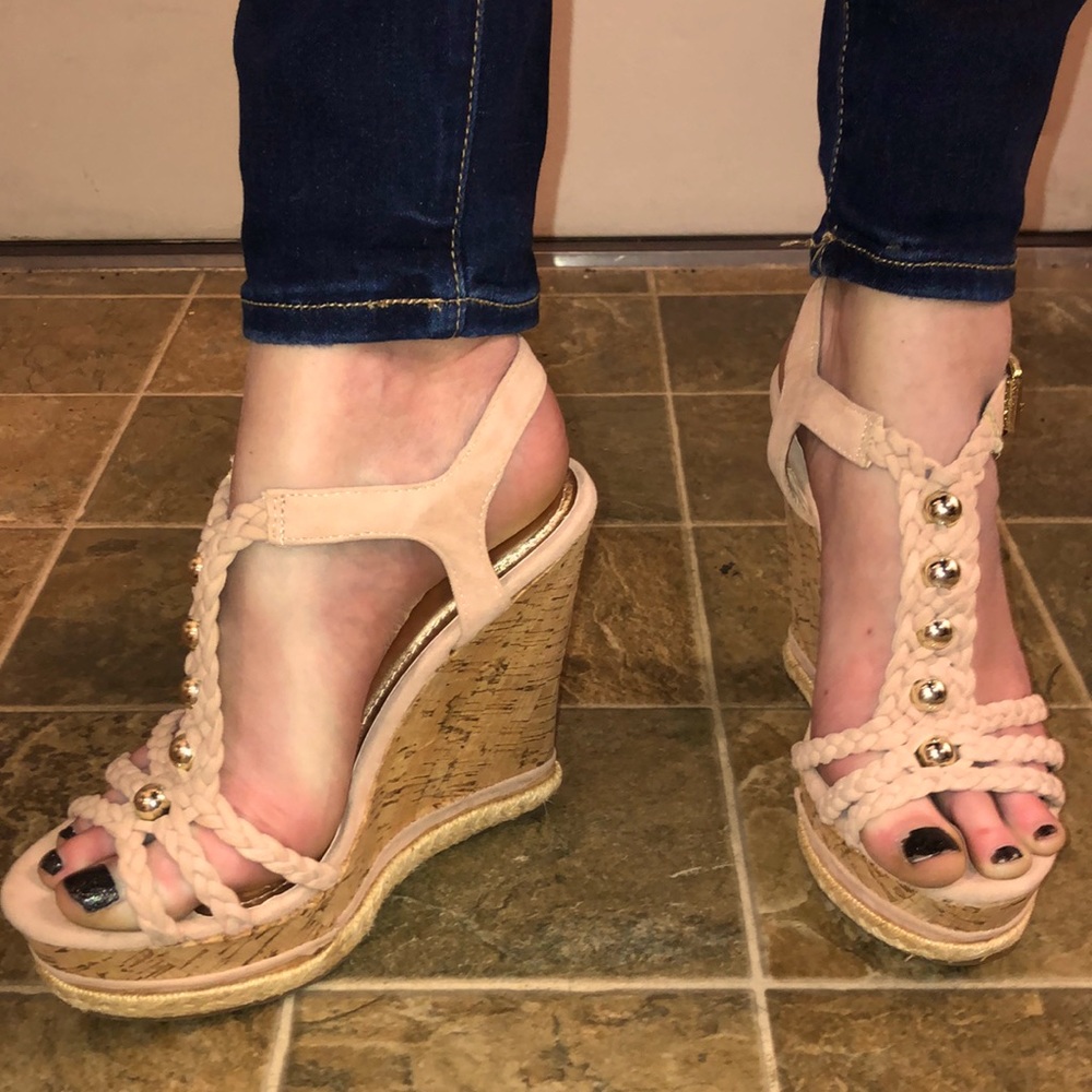 Bamboo Women’s Kingsley-03 Wedge Heel